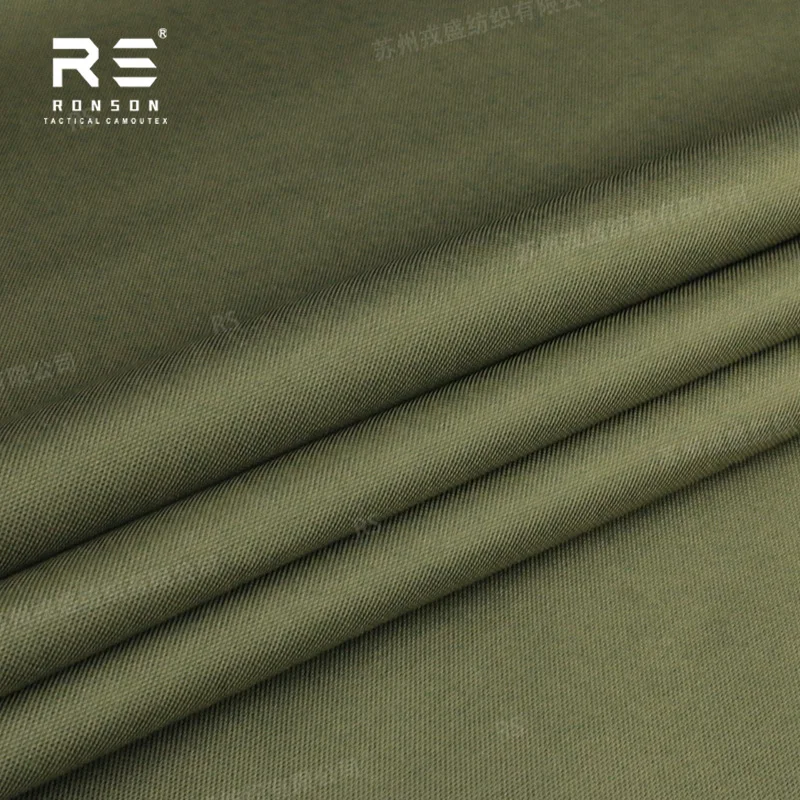 Tela Cordura Ronson NIR en PU, resistente al agua, verde oliva - imagen 4