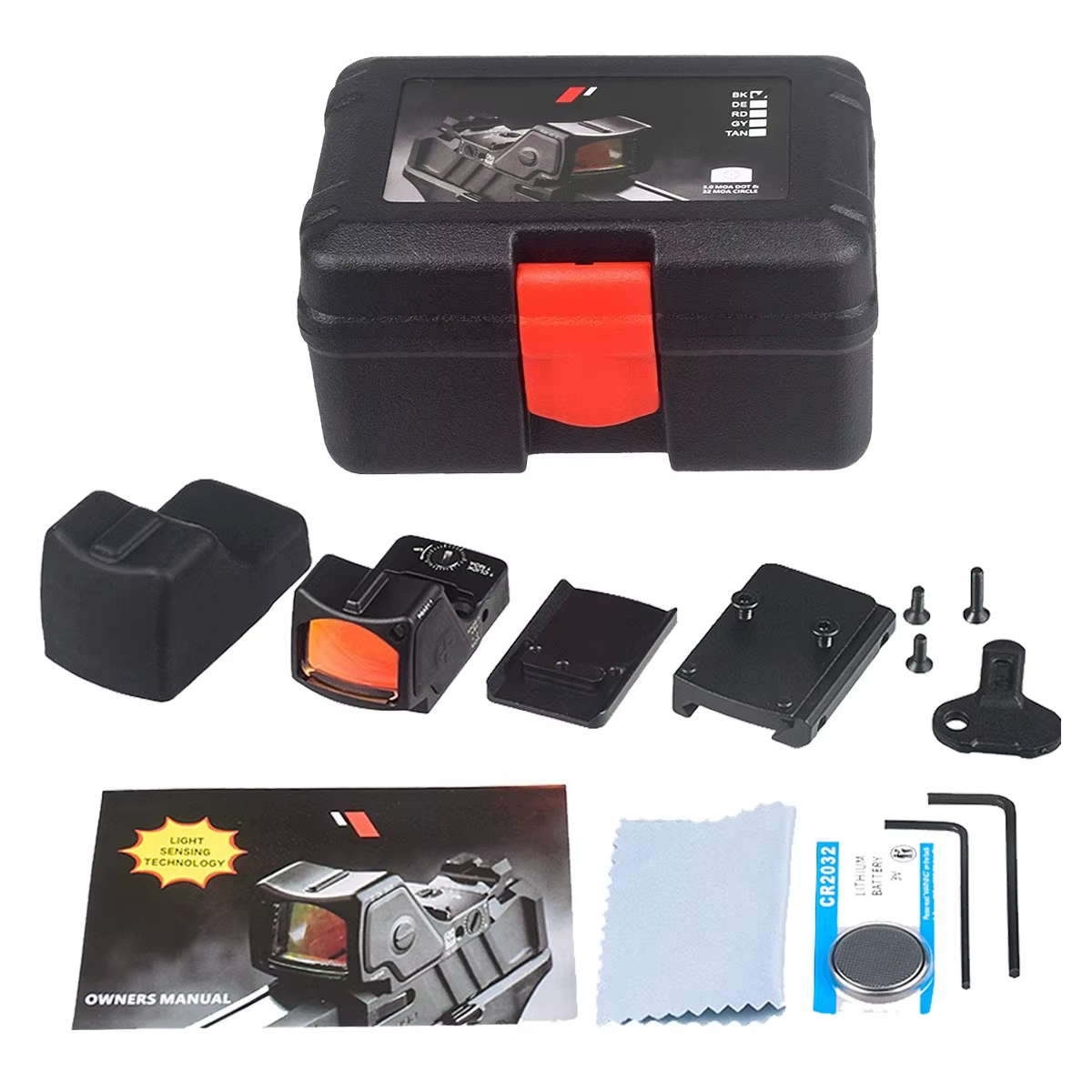 RM-HD Mira de Punto Rojo G17 Airsoft con riel Picatinny 20mm - imagen 4
