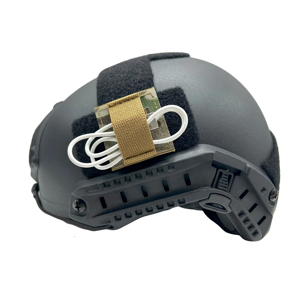 Arnés de cables en casco táctico