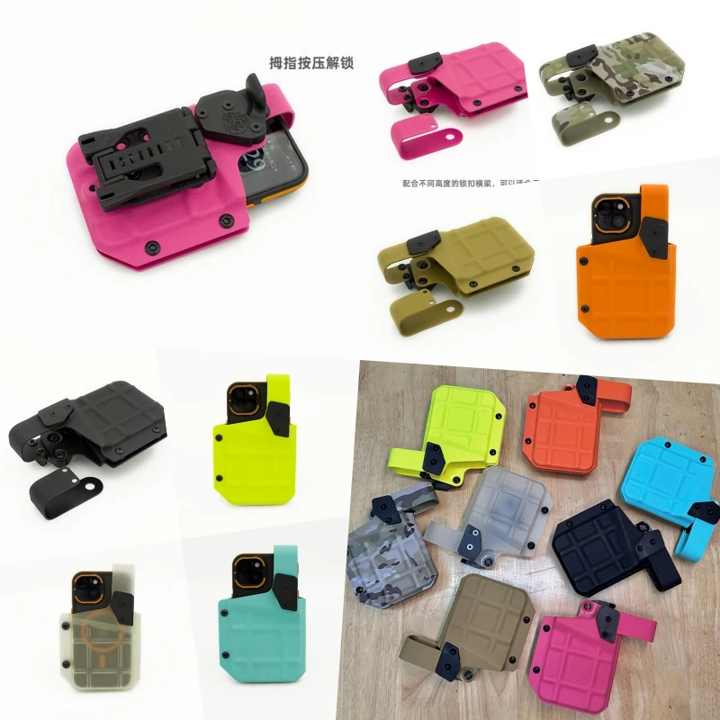 Funda táctica para teléfono con bloqueo de pulgar y liberación rápida - imagen 4