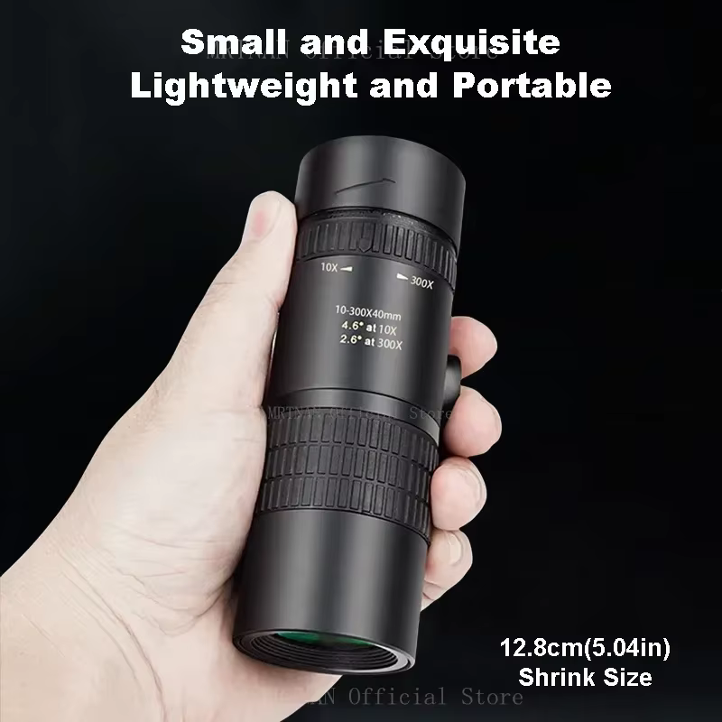 Telescopio monocular HD con zoom amplio BAK4 para acampada - imagen 2