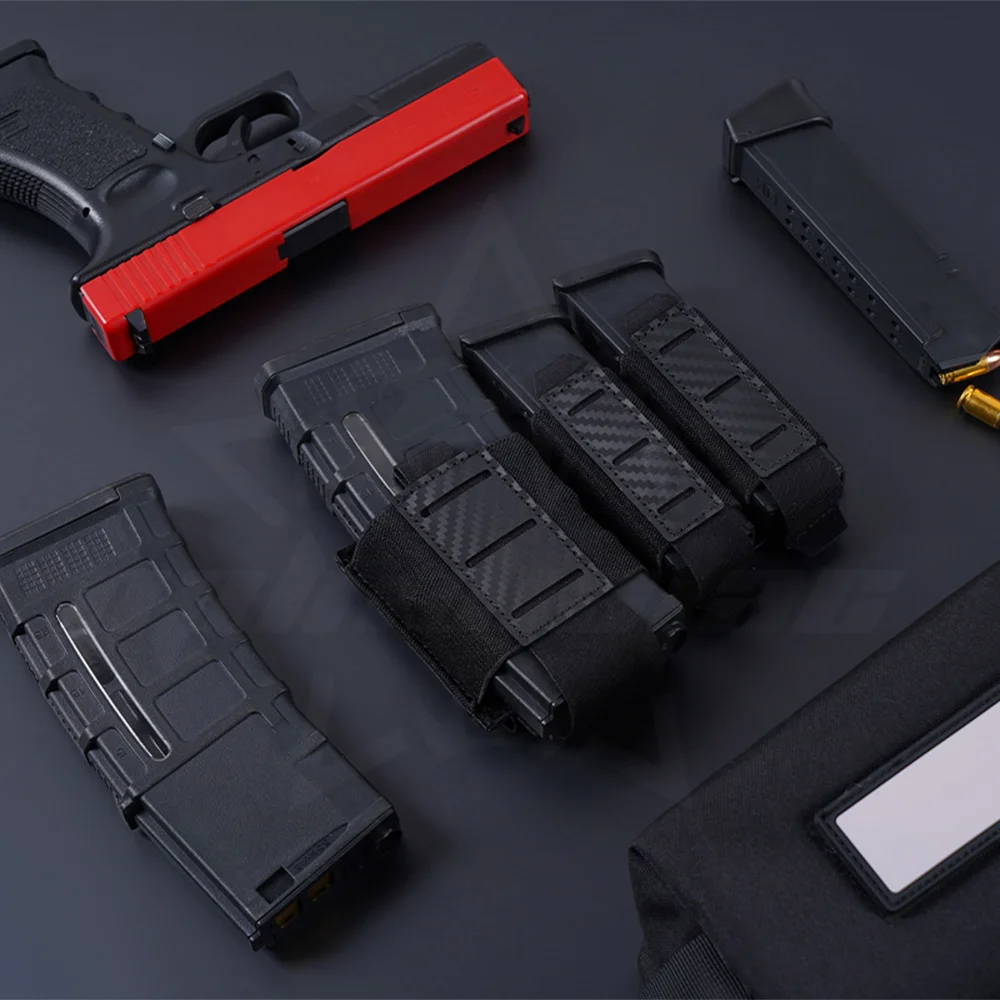 Vista frontal de la bolsa