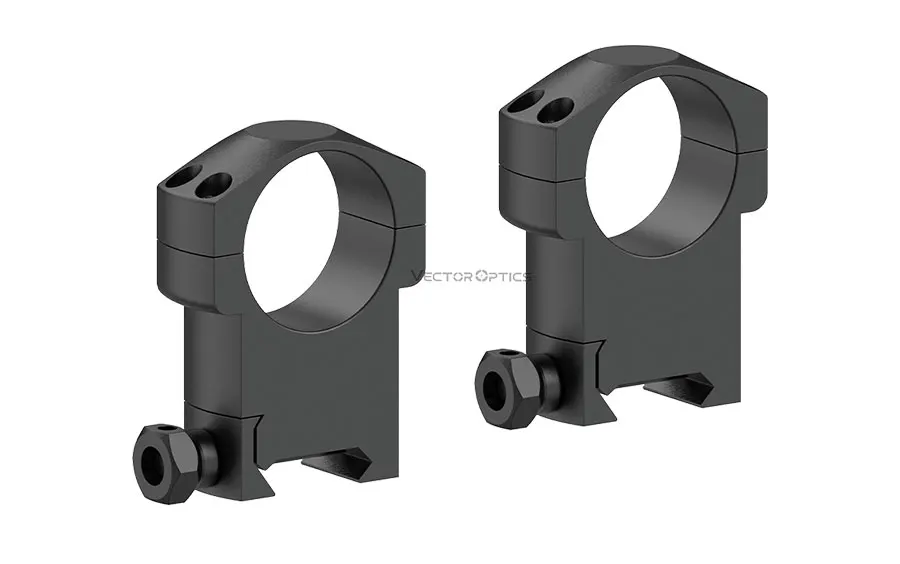 Montaje de anillos en rifle