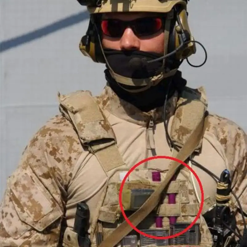 Barra luminosa IR táctica para pecho estilo Navy SEAL - imagen 4