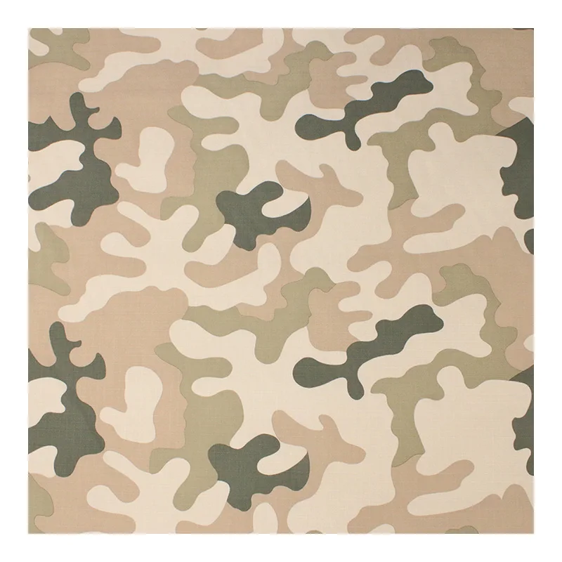 Tela camuflaje ripstop NYCO Desert Camo para uniformes tácticos - imagen 4