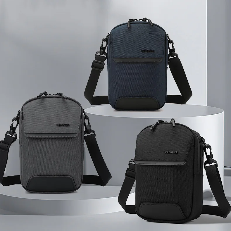 Bolso cruzado con compartimentos para ciclismo y acampada