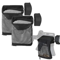 Bolsa recogida de vainas caza en malla resistente nailon negra