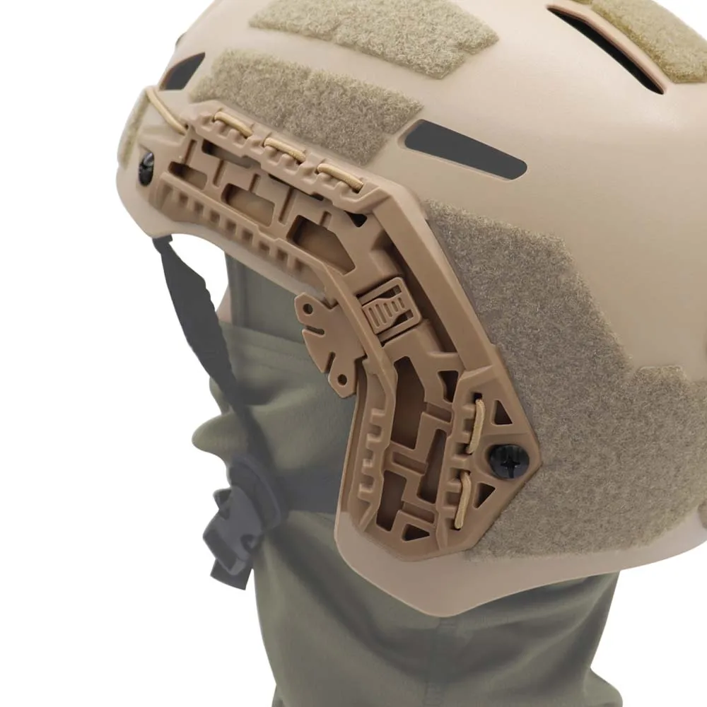 Accesorios casco táctico con riel guía lateral - Montaje Airsoft - imagen 3