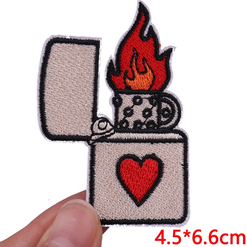 Parche bordado termoadhesivo esqueleto punk horror para ropa - imagen 5