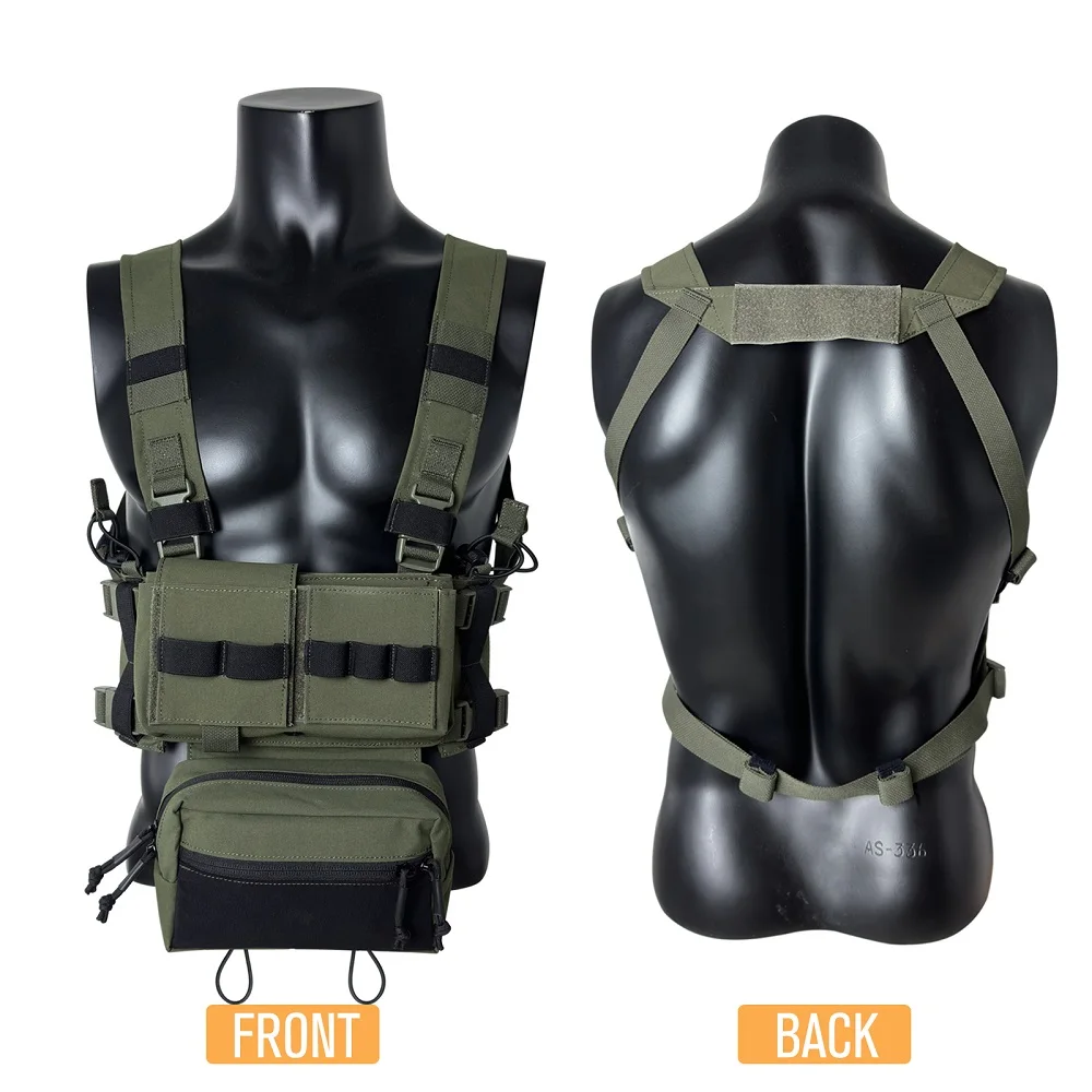 EmersonGear MK4 chaleco táctico multifunción SS nailon 500D con expansión Bellyband - imagen 4