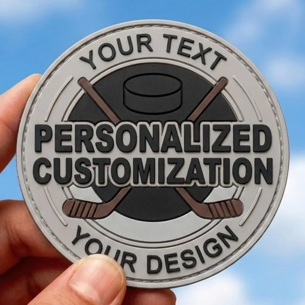 Parche 3D de silicona con logotipo personalizado, desmontable - imagen 4