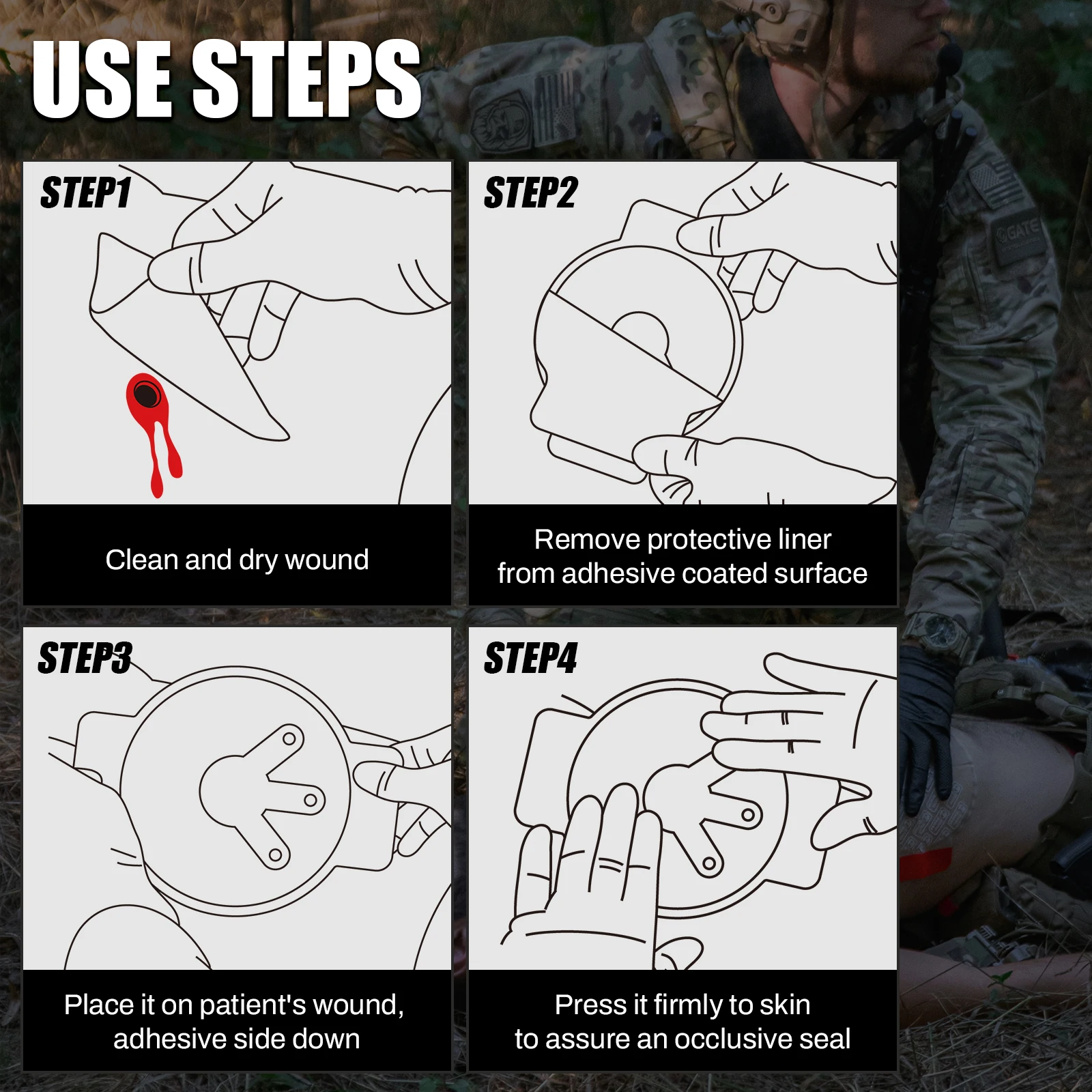 Sello aplicado en simulación