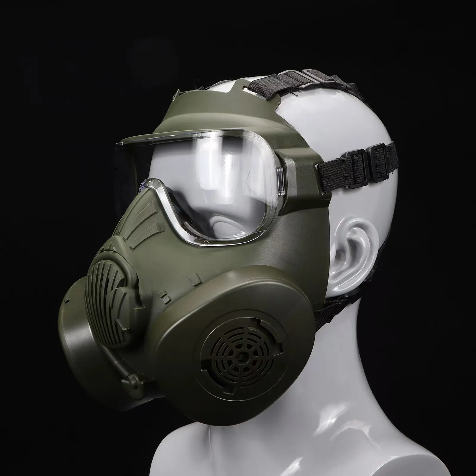Máscara integral de protección M50 con ventilación y filtros airsoft