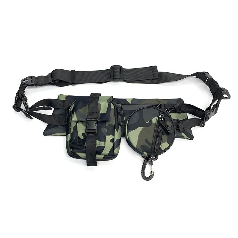 Riñonera táctica bolso de pecho desmontable porta zapatillas