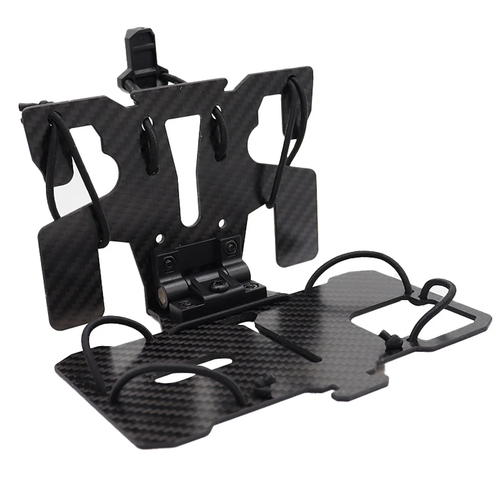 Soporte táctico plegable desplegado