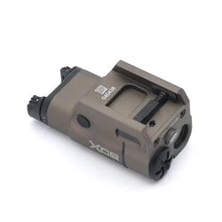 SOTAC Linterna táctica metal con láser rojo LED riel Picatinny 20mm