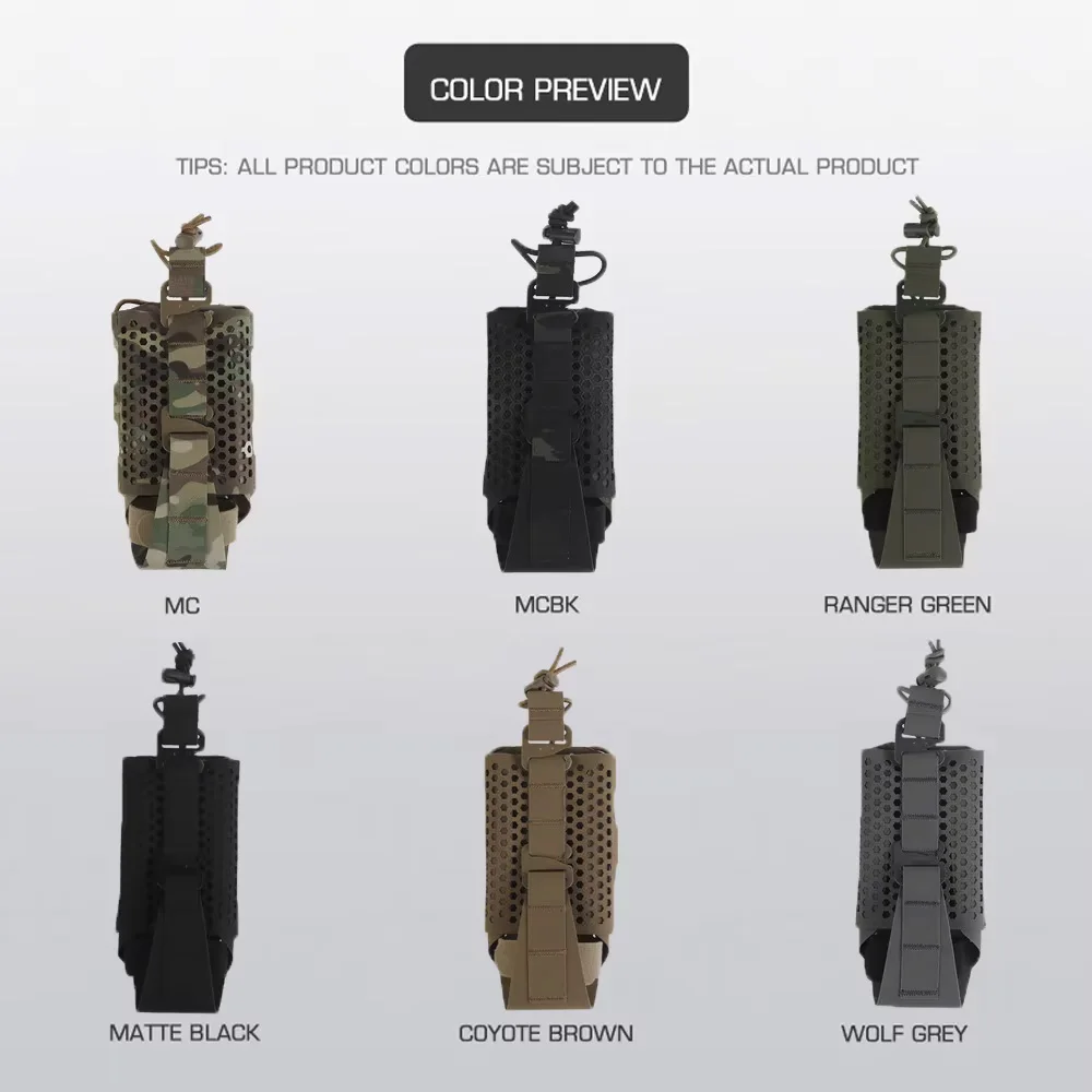 Bolsa táctica compacta para walkie-talkie