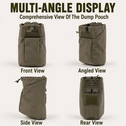 Bolsa Táctica MOLLE Plegable Cargadores – Airsoft, Caza y Tiro