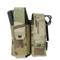 Portacargadores doble abatible MOLLE para cargadores 5,56 mm