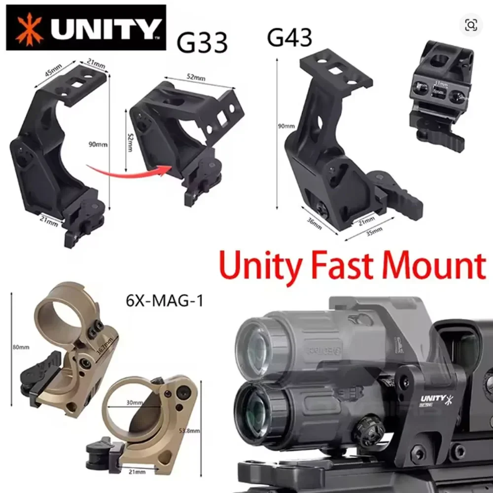 Montura UNITY FAST montada en configuración práctica