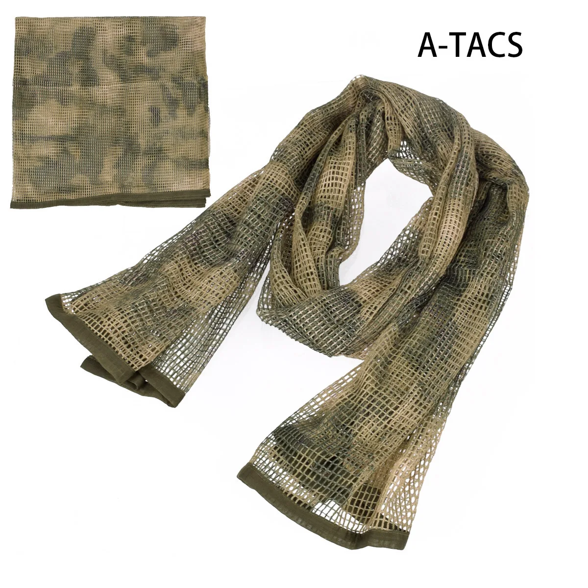 Bufanda táctica de malla camuflada para francotirador y senderismo - imagen 4
