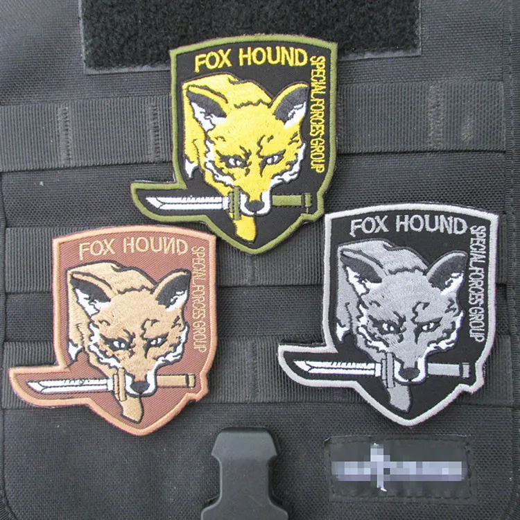 Metal Gear Solid Parche bordado Diamond Dog FOX HOUND táctico - imagen 2