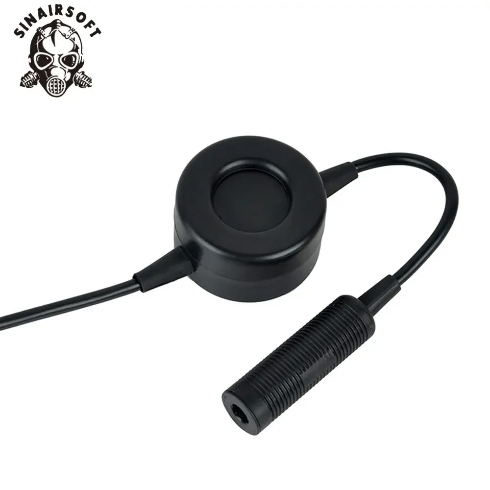 Cable PTT táctico compatible TCI para auriculares