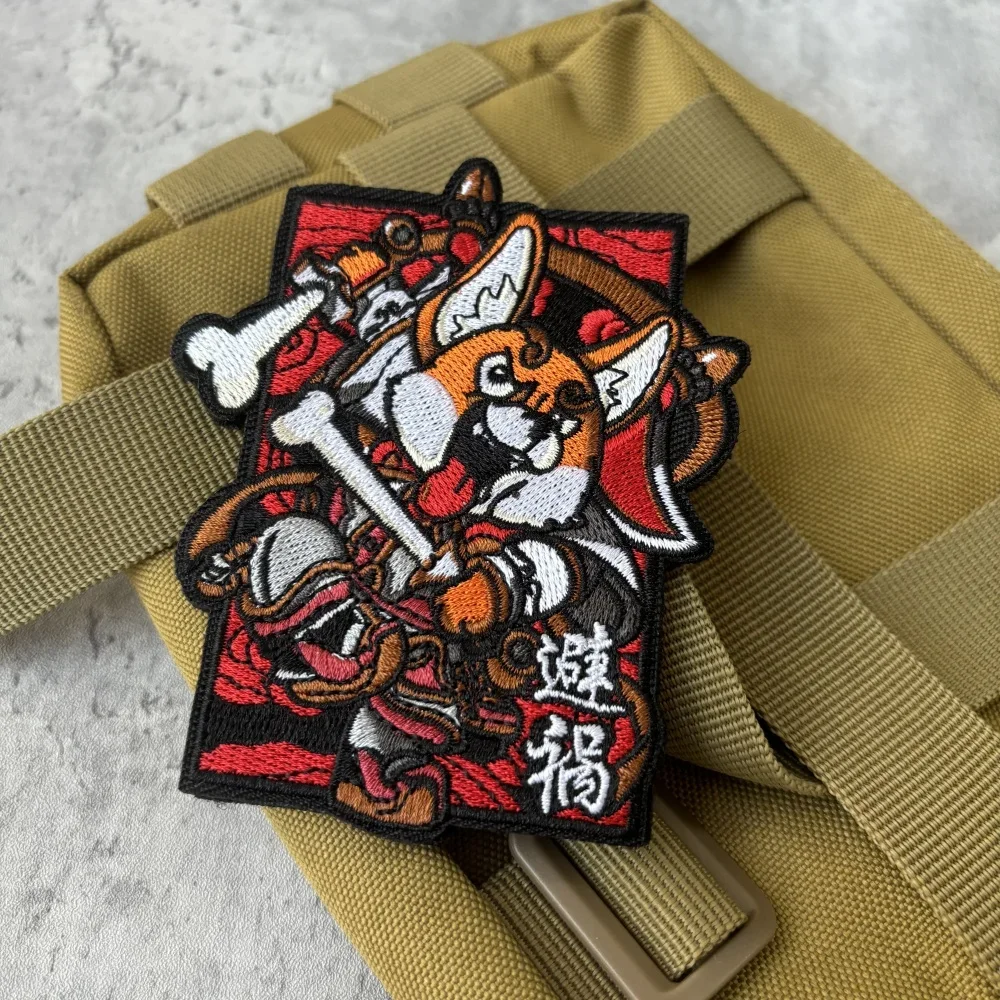 Door God Morale parche táctico bordado con gancho y bucle para mochila - imagen 4
