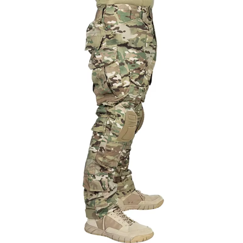Pantalón táctico rodillera ripstop MOLLE para caza y trabajo - imagen 3