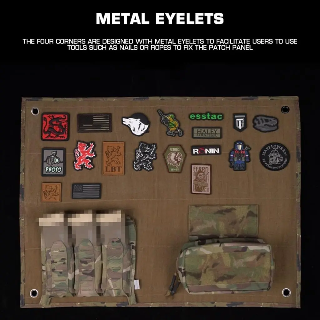 Placa táctica para parches y brazaletes con velcro organizador - imagen 5