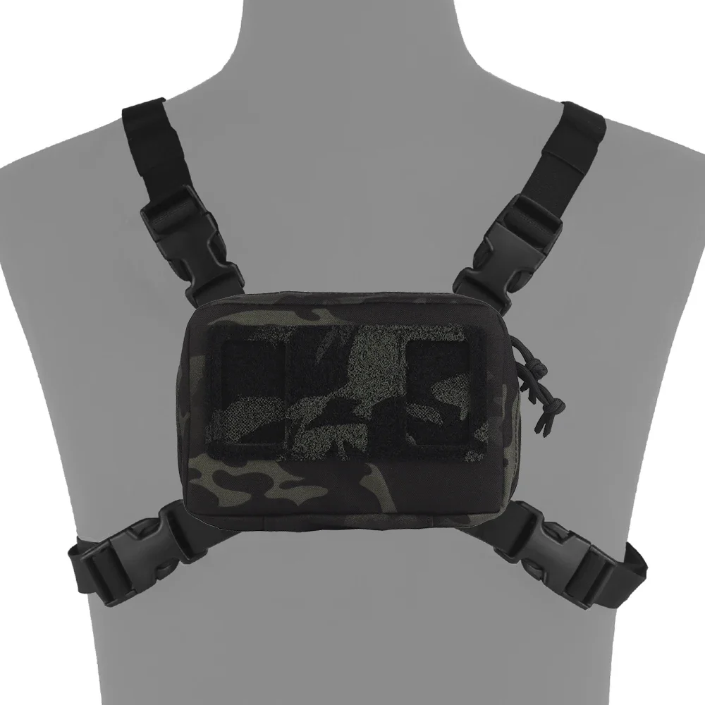 Bolsa táctica MOLLE para portaplacas con soporte de teléfono plegable - imagen 2