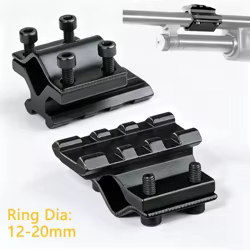 Adaptador Picatinny ajustable para montaje en cañón