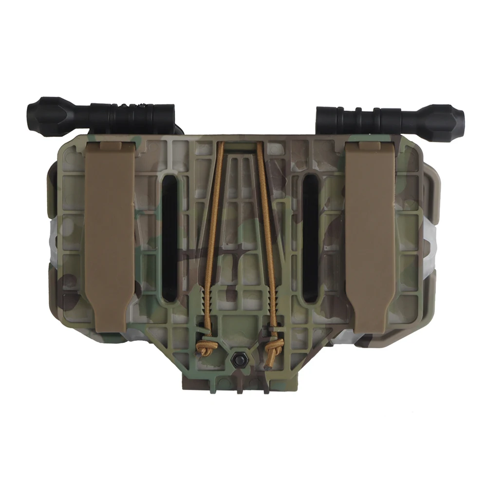 Kit táctico MOLLE para portaplacas con brújula militar y GPS