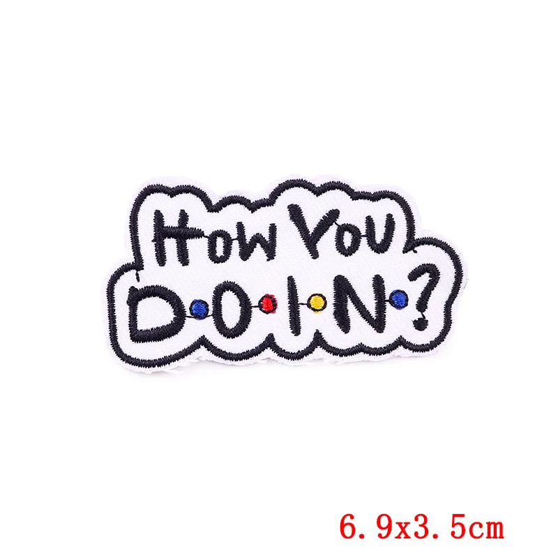 Detalles de bordado y letras
