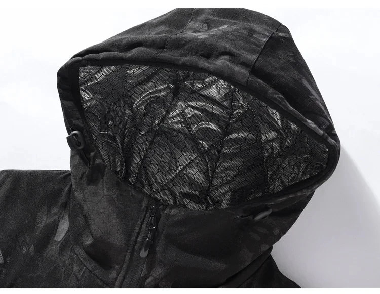 Chaqueta táctica de invierno camuflaje acolchada parka militar - imagen 4