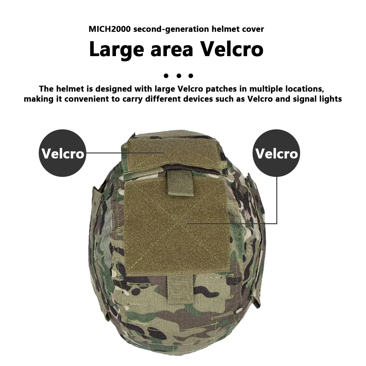 MICH2000 cubierta táctica de casco para Airsoft y paintball - imagen 3