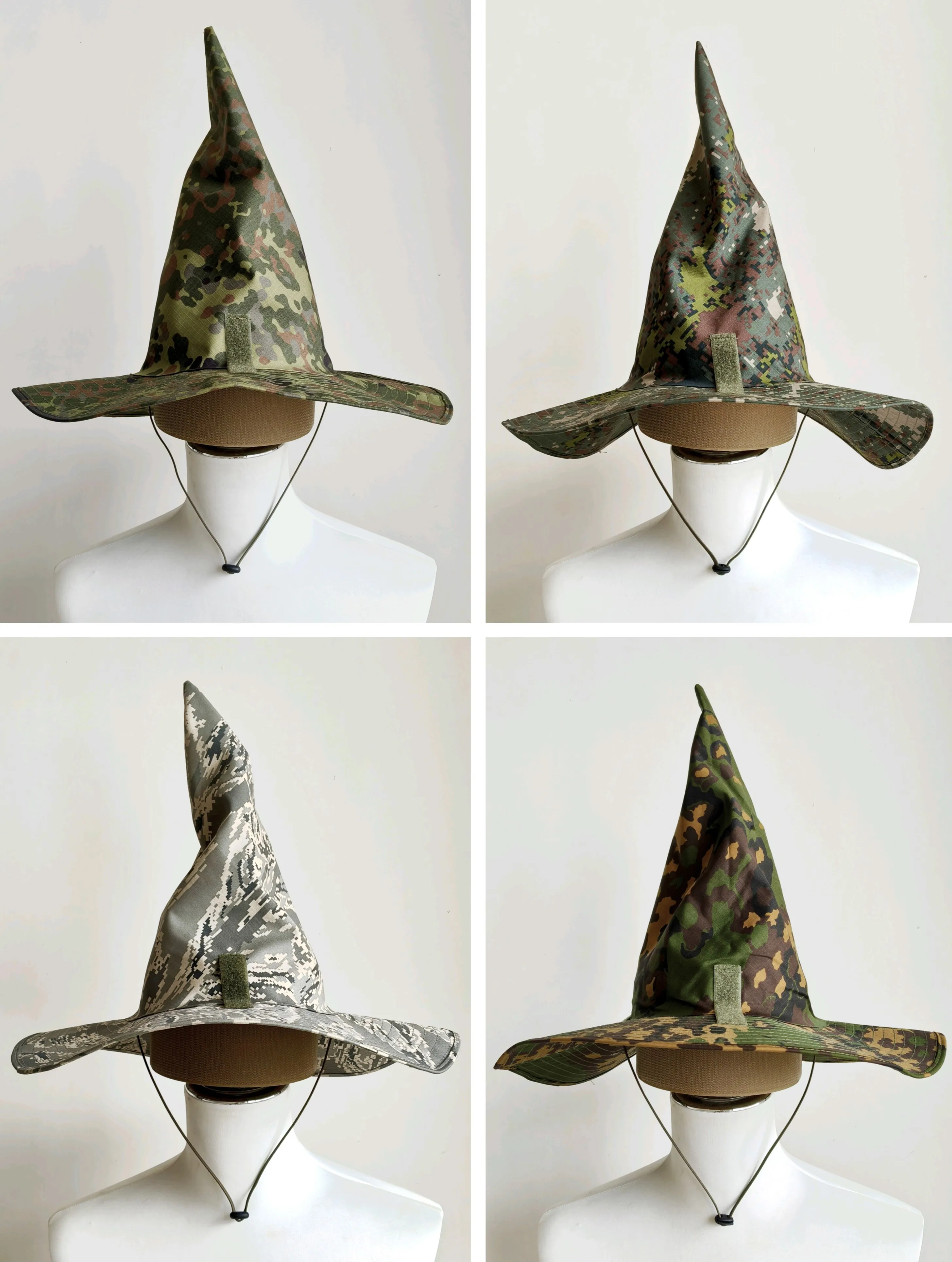 Sombrero táctico camuflaje al aire libre, mago, cosplay Halloween - imagen 3