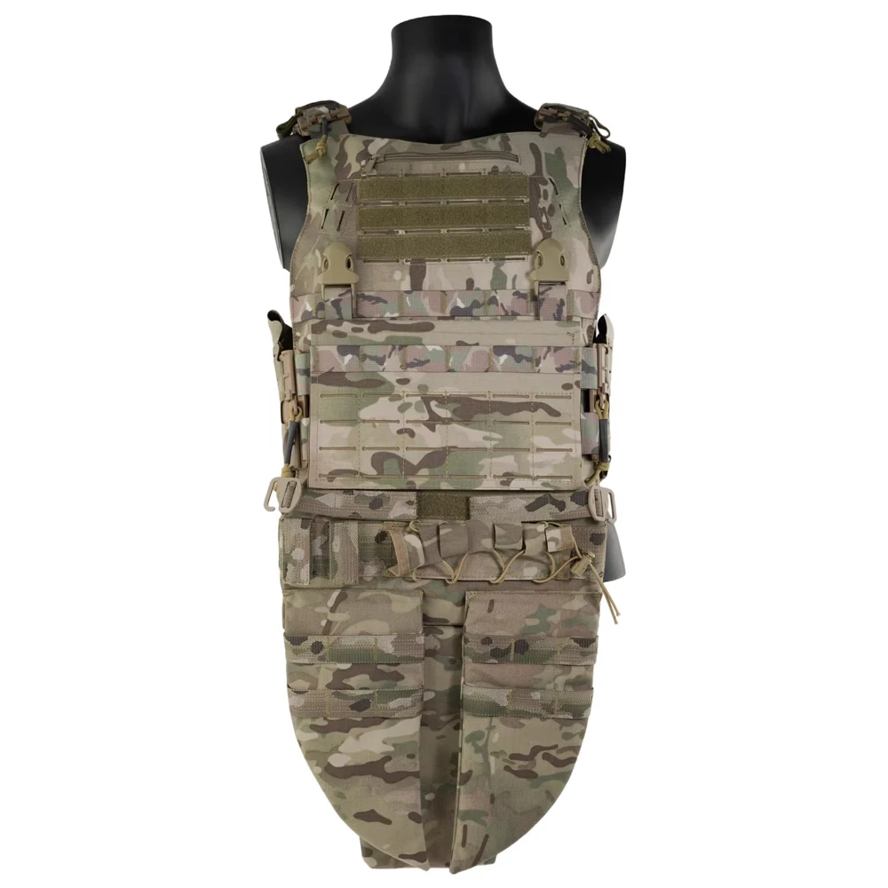 Panel con sistema MOLLE para zona inguinal