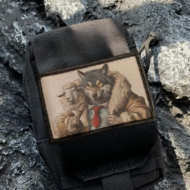 Parche moral táctico velcro – Diseño divertido para Equipo MOLLE - imagen 5