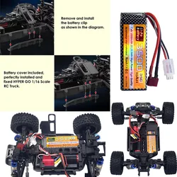 Batería LiPo 2S 35C 3500mAh 7,4V MJX Hyper Go – Enchufe T