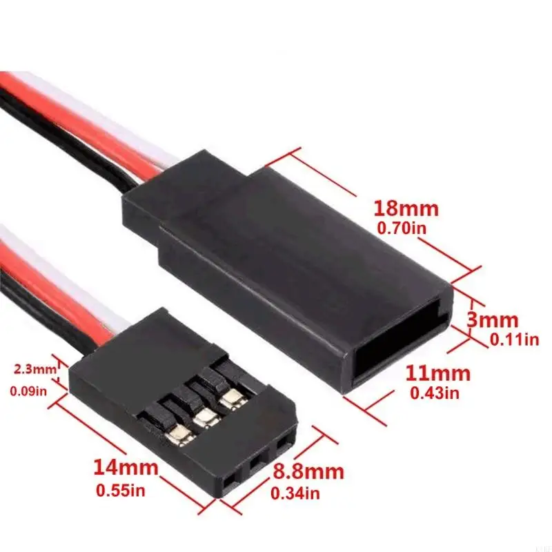 Cableado de conectores para modelo avión con carcasas macho y estuche - imagen 2