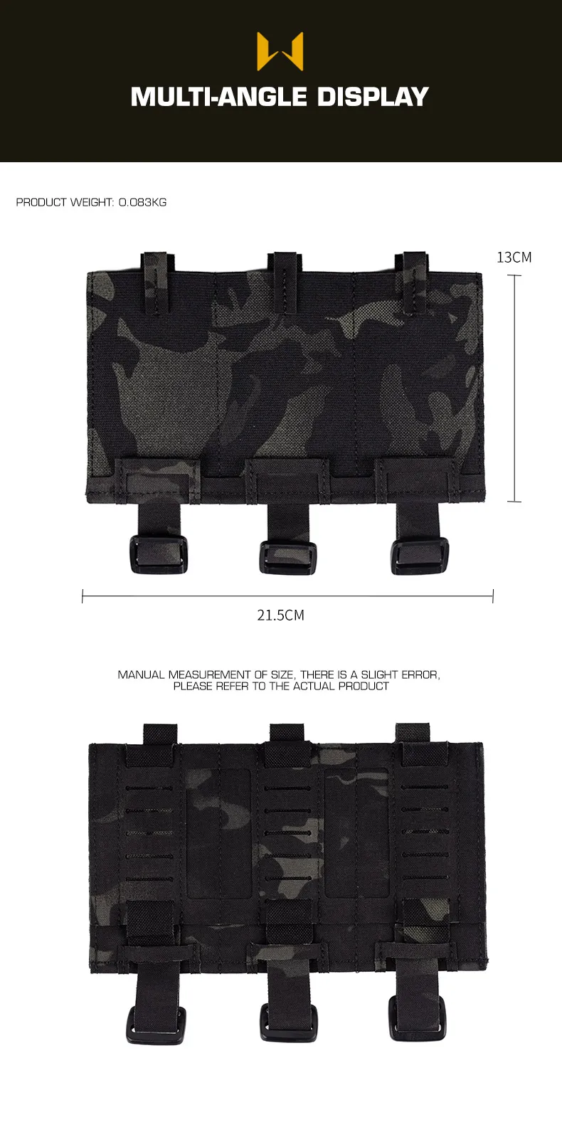 Panel compatible con accesorios tipo 5.56