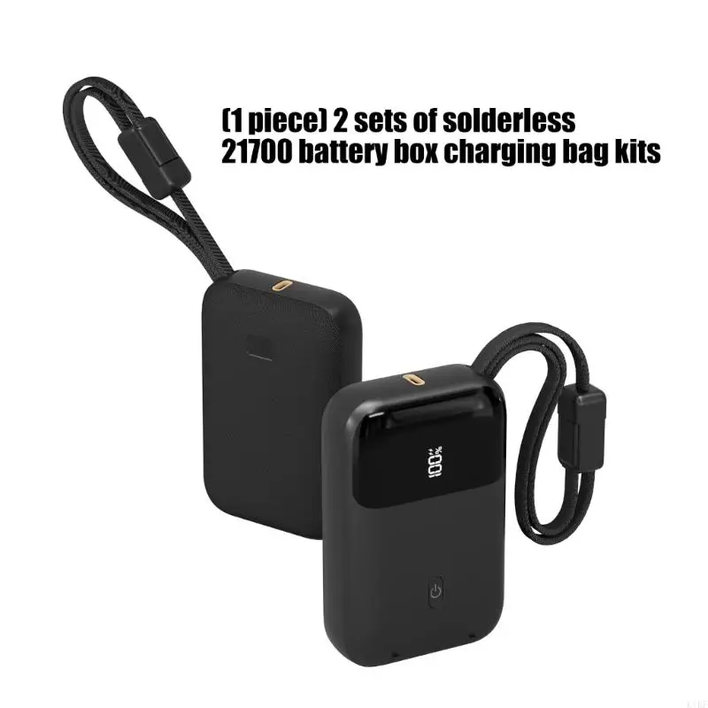 Caja baterías 21700 sin soldadura, almacenamiento ligero - imagen 4
