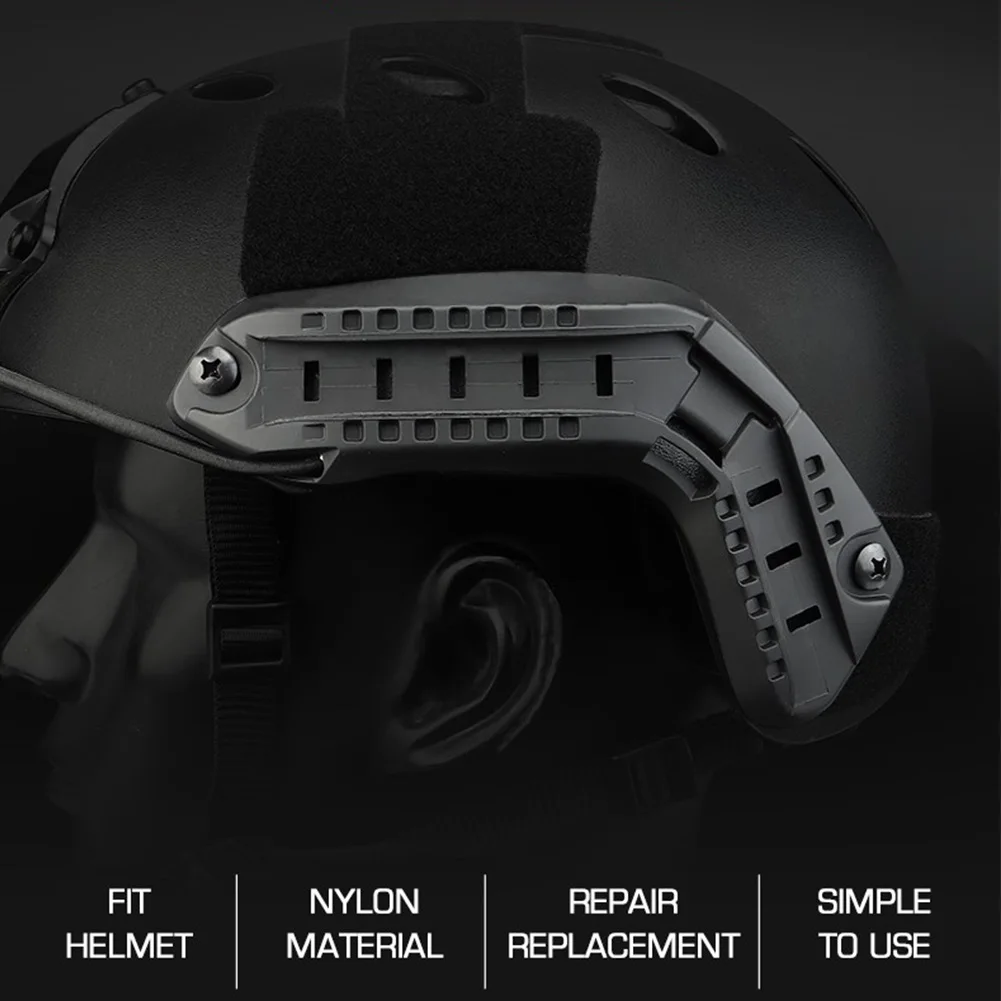 Casco Airsoft con liberación rápida y rieles Picatinny laterales - imagen 2