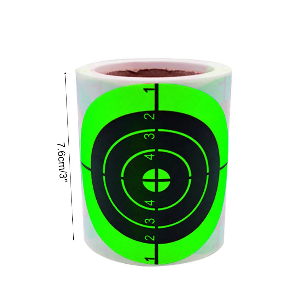 Rollos de pegatinas de tiro para Airsoft y rifle