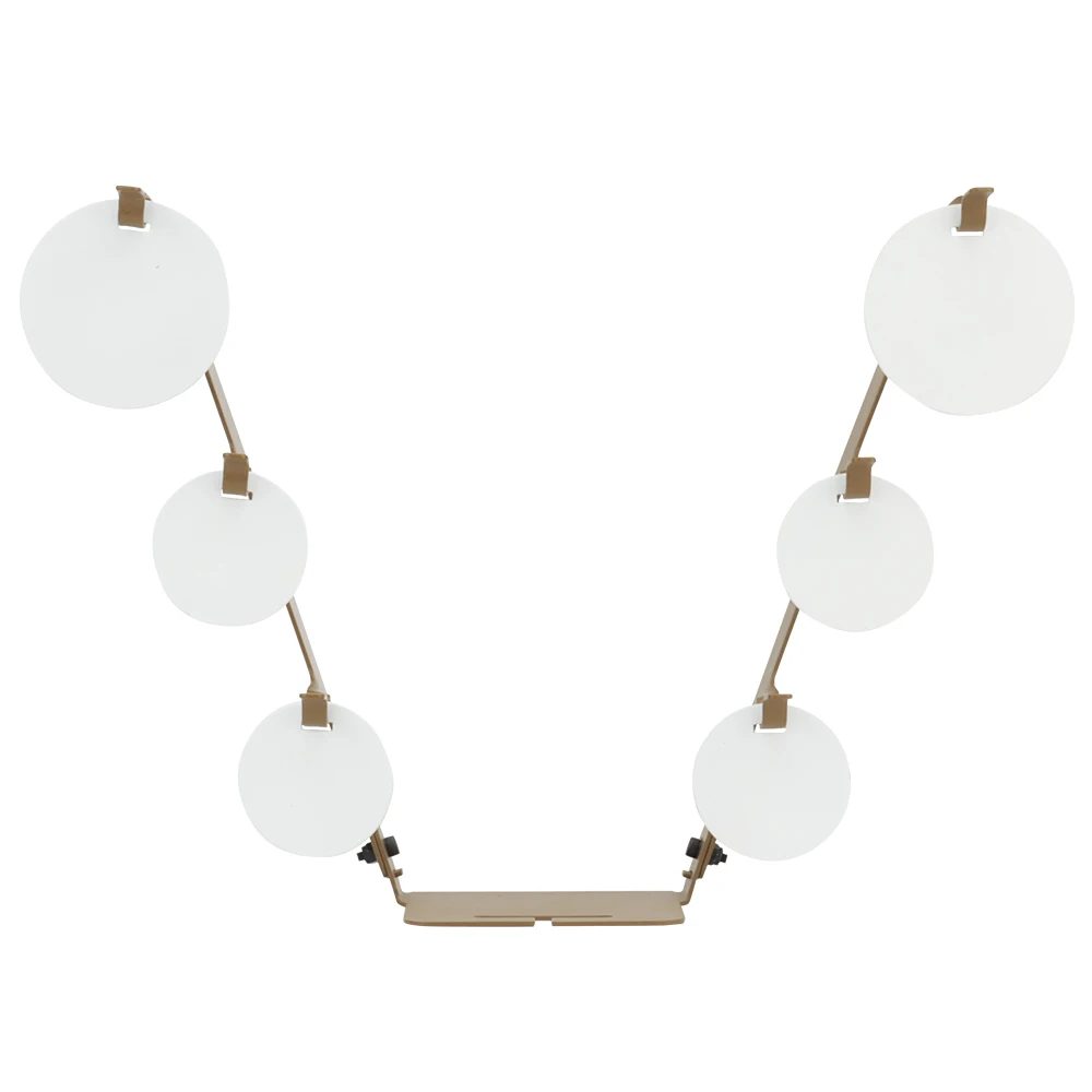 Placas objetivo apiladas