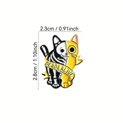Pin de metal para mochila – Insignia Halloween para regalo
