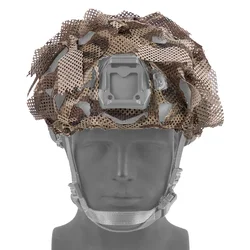 Funda para casco táctico de malla con montaje fijo ligero