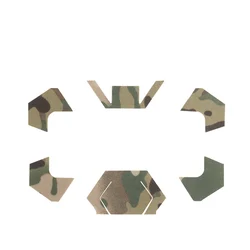 Soporte táctico para móvil MOLLE plegable camuflaje Airsoft