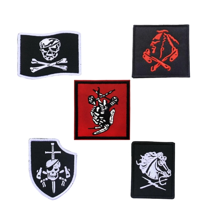 DEVGRU Parche Moral Táctico Bordado con Velcro para Mochila - imagen 2